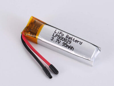 Baterai Lithium Polymer -20C sampai 45C Listrik Pelepasan Dalam 1C Rate Charge Current 2A dengan Listrik Pelepasan 1C