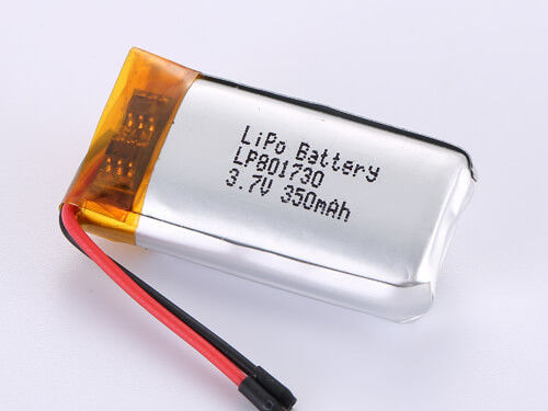 LP801730 3.7V 350MAH Baterai LiPo untuk setiap aplikasi tahan lama dan tahan suhu