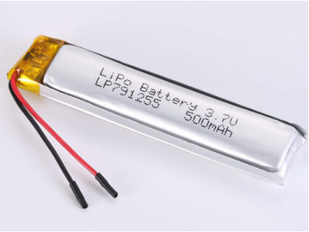 LP791255 500MAH JST/Baterai Litium Polimer Disesuaikan untuk Solusi Daya Kapasitas Tinggi dan Bertahan Lama dengan Pengiriman Udara