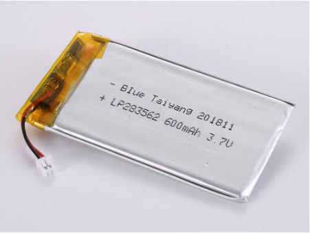 Baterai Lithium Polimer Terisi Ulang Berkualitas Panjang 3,7V 600MAH dengan Perlindungan PCB untuk Aplikasi Industri