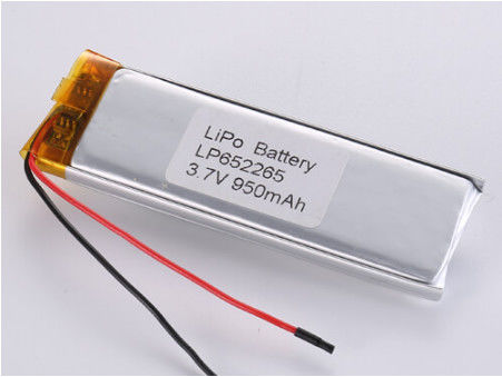 LP652265 3.7V 950MHA produsen baterai lithium ion bahan anode lainnya LiPo Pack kapasitas tinggi untuk pasar negara oleh EWT