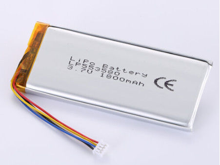 LP553580 3.7V 1800MAH baterai lithium ion produsen Kecepatan Pelepasan Ya dan Polymer Li-ion Cell Isi ulang dengan Sertifikasi CE