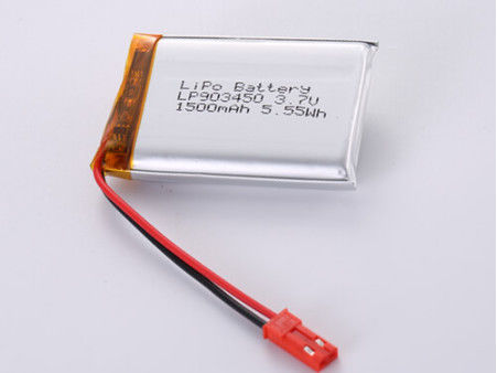 LP903450 3.7V 1500MAH Baterai Litium Polimer Desain Kantong Kelas A dengan Sertifikasi FCC