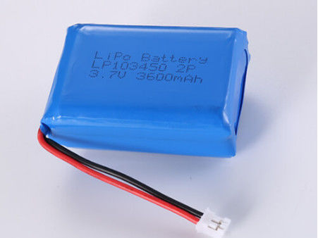 LP103450 3.7V 3600mAh Baterai Li Ion Produsen Baterai Lipo Lithium Polymer Terisi ulang dengan Tegangan Terbuka Nama Model