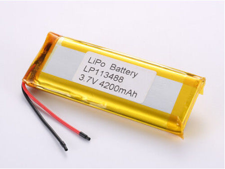 LP113488 3.7V 4200 MAH baterai li-ion produsen Baterai Lithium Polymer yang dapat diisi ulang
