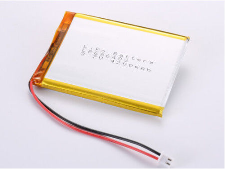 LP686483 3.7V 4200MAH Baterai Li-ion Diproduksi Dalam Produksi Kapasitas Tinggi LiPo Pack untuk 20C -60C kisaran suhu