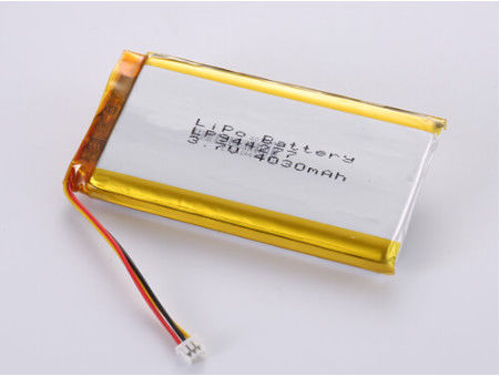 Baterai Lithium Polymer LP944277 3.7V 4030MAH Sel isi ulang untuk suhu ekstrim -20C -60C Tegangan terbuka 3.7V