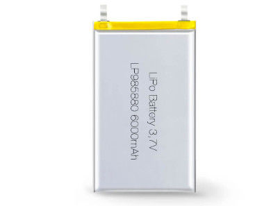 Industri-Grade LP985880 3.7V 6000MAH Li Ion Battery Manufacturers dengan 2-3 Jam Waktu Pengisian dan OEM/ODM Support
