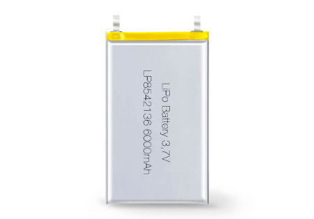 LP8542136 3.7V 6000MAH Lithium Polymer Rechargeable Battery untuk Peralatan Medis Portable pada -20 hingga 60 derajat Celcius