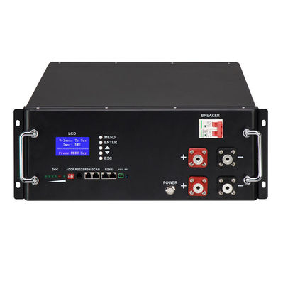 Paket baterai lithium iron phosphate tipe rak penyimpanan energi baterai lithium 48V/51.2V 100Ah rumah tangga rumah tangga fotovoltaik