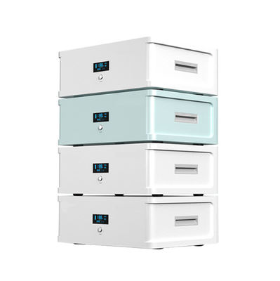 Pak Baterai Lithium Iron Phosphate 100Ah 48V untuk Penyimpanan Daya Rumah Tangga dan Mesin All-in-One Sistem Tata Surya yang Ditumpuk