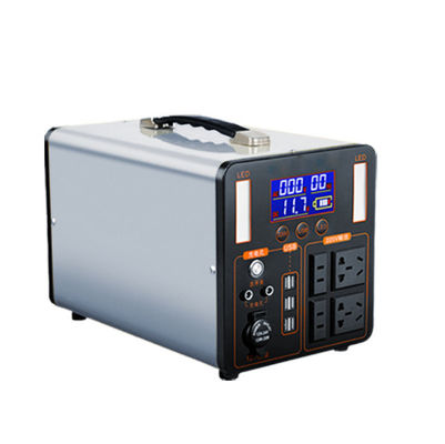 Stasiun listrik portabel luar ruangan bertenaga tinggi 220V untuk perkemahan dan warung dengan AC Outlet lithium iron phosphate battery pack
