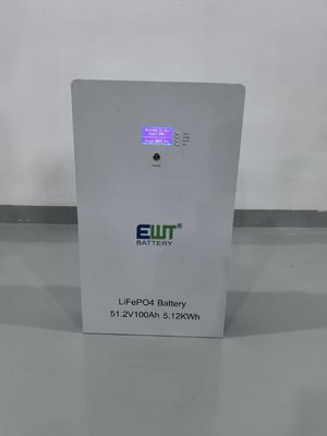 Produsen baterai li-ion Baterai LiFePO4 Advanced EWT 51.2V 100Ah untuk Sistem Penyimpanan Energi Seluruh Rumah & Grid-Tie
