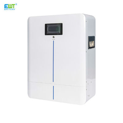 51.2V 100AH Baterai penyimpanan energi yang dipasang di dinding, Baterai penyimpanan energi rumah surya Litium Iron Phosphate
