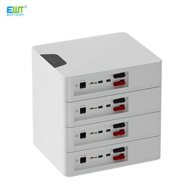 Casing ABS dan BMS Termasuk Baterai Li-ion 48V 100AH yang Dipasang di Dinding untuk Penyimpanan Energi