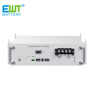Pabrik baterai lithium ion 51.2v 100ah Baterai surya lithium besi fosfat kapasitas besar sistem pasokan listrik darurat