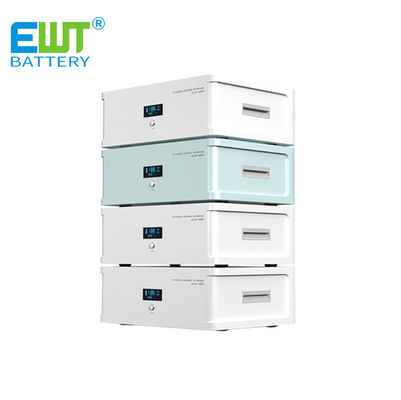 Produsen baterai li-ion 100Ah 48V untuk rumah tangga, sistem tenaga surya bertumpuk daya tinggi, baterai penyimpanan optik