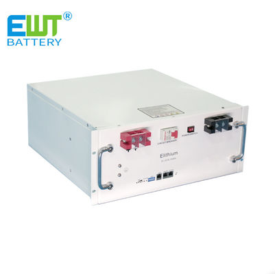 Baterai lithium iron phosphate 48v pac Baterai penyimpanan energi rumah surya Rackmount