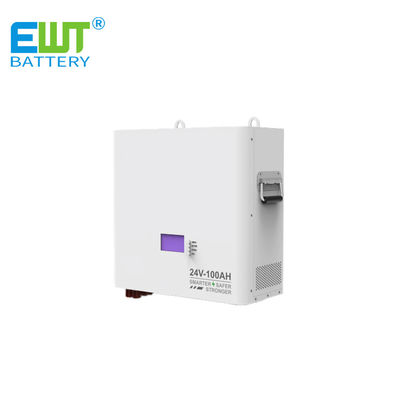 Baterai lithium ion 24V 100Ah produsen baterai penyimpanan energi surya rumah tangga