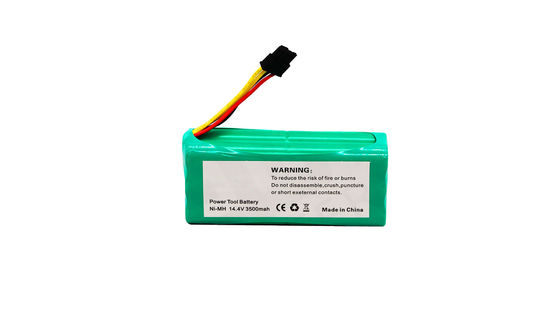 Baterai NiMH 14.4V 3500mAh Tahan Lama dengan Siklus Hidup 1 Tahun dan Rentang Suhu Luas