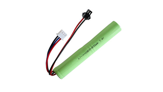 Pabrikan baterai lithium ion 14500 7.4V 500mah Baterai lithium ion yang aman dengan perlindungan overdischarge dan PCM/PCB