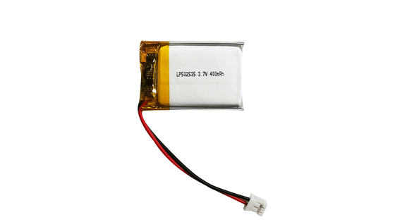 LP502535 3.7V 400MAH 100% A Baterai Lithium Polymer Arus Pelepasan Dalam Tingkat 1C Jenis Penyimpanan Ya