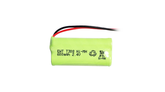 NI-MH 2.4V 600MAH Tipe tertutup NiMH Baterai dapat diisi ulang Tidak ada efek memori Kinerja tahan lama