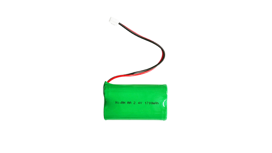 Baterai Nikel Metal Hidrida NI-MH 2.4V 1700MAH Casing ABS -20°C Hingga 40°C untuk Solusi Penyimpanan Energi